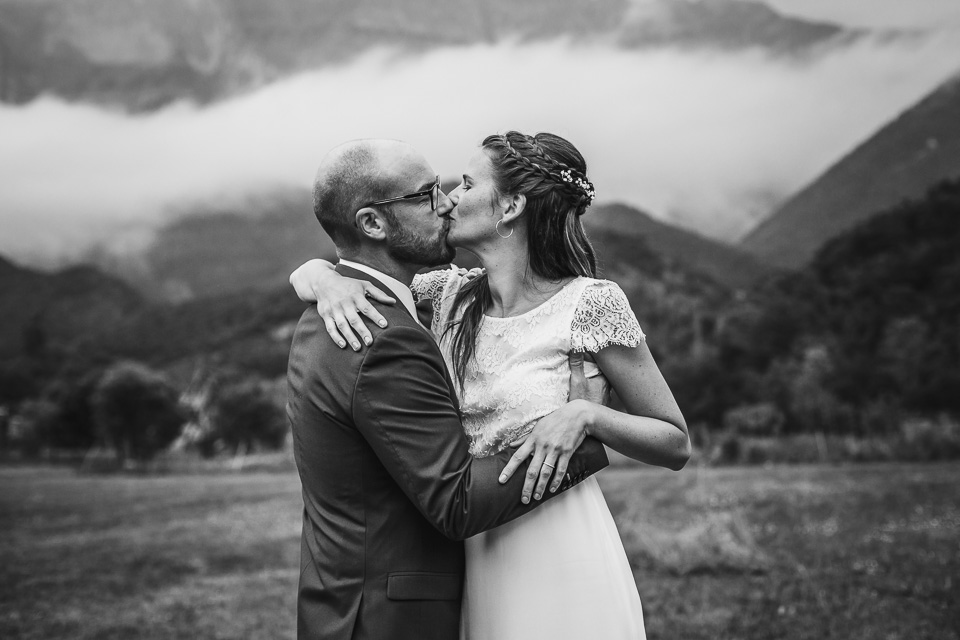 photographe mariage noir et blanc